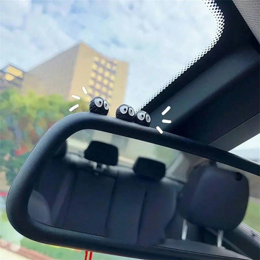 可愛的燒烤精靈車後視鏡配件,用於車內裝飾儀表板汽車裝飾品有趣的禮物,可愛的車鏡內飾(10入) - 彩色 - 查看 1