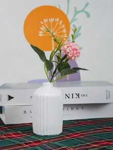 Creative Minimalist Resin Desktop Vase For Home Decoration - White - View 6