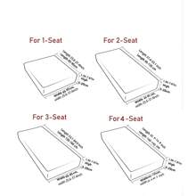 1pc Modern Waterproof Stretch Sofa Cover With Cushion Cover, Universal Four Seasons Luxury Sofa Slipcover, Easy Fitted Sofa Protector / Couch Cover - modern beige - View 2