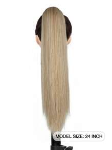 nimoki Ponytail Extension Claw 24" Long Straight Clip In Natural Looking Synthetic Hair Extension Ponytail Hairpiece For Women