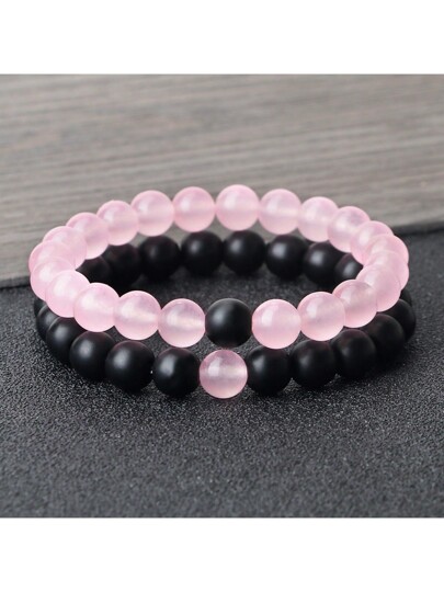 ●tow tow archive● Javier Bracelet Pink Black TBH52ABTB038 51Q+0M3VKQL.jpg