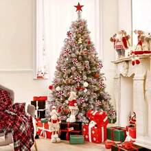 18 件圣诞节拐杖糖套装用于圣诞树装饰，拐杖糖吊坠用于场景布置最佳礼物 - 彩色 - 查看 3