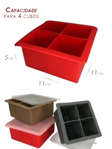 Ice Cube Mould - 彩色 - 查看 2