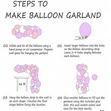 107入組藍色馬卡龍系列氣球花圈套裝,適用於生日、婚禮派對裝飾