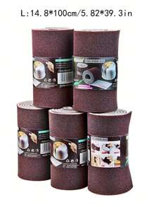 1 pieza Esponja de esmeril para limpiar en la cocina, paño mágico para lavar platos, para cocina, baño, hogar, suministros del hogar - Marrón - Ver 7