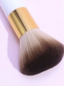 1 Pieza Brocha Grande De Polvo Para Maquillaje Y Uñas, Esponjosa Y Portátil Para Fijar El Polvo De La Superficie - Multicolor - Ver 3