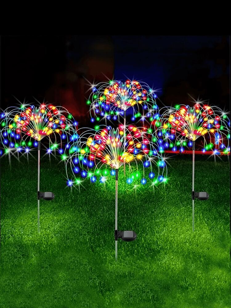 ZVO Lampade Solari da Giardino, 2 pezzi Luci Giardino Energia Solare per Fiore di Rosa con 6 LED, Illuminazione Fiori Decorativa Impermeabile per Terrazza Natale Halloween Vialetto Prato(Rosa