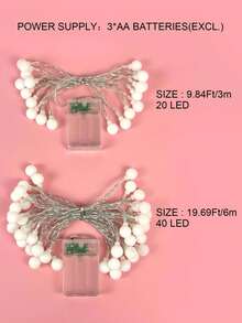 Tira De Luces Led Decorativas Parpadeantes - estilo intermitente - Ver 6