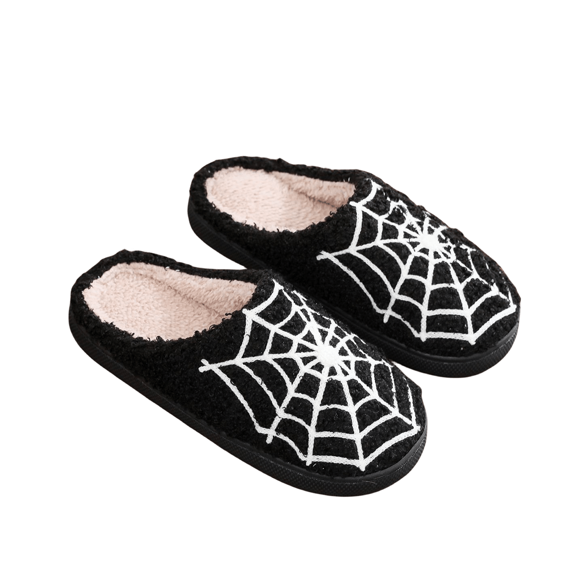 New Halloween Skull & Bat & Elf & Pumpkin Cartoon Warm Indoor Slippers