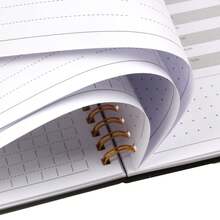 BUBU Sổ tay lập kế hoạch hàng tuần hàng ngày - Danh sách nhiệm vụ không ghi ngày tháng với lịch trình hàng giờ hàng ngày, Công cụ lập kế hoạch mục tiêu hàng tuần và theo dõi thói quen, Văn phòng phẩm Đồ dùng học tập văn phòng +3 Hình dán - Đen và trắng - Xem 3