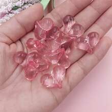 10入組17*22mm愛心形狀散珠,透明色,適用於diy項鍊吊墜製作 - 10個17*22毫米 - 查看 14