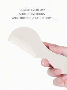 2 Pcs Baby Comb Bath Brush For Infants And Toddlers - Beige - View 4