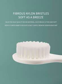 2 Pcs Baby Comb Bath Brush For Infants And Toddlers - Beige - View 5