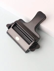 1 Exprimidor De Tubo De Plástico Para Color De Cabello, Estilo De Peluquería, Dispensador Manual De Exprimidor De Crema Para Tinte De Pasta De Dientes - Negro - Ver 3