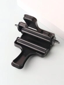 1 Exprimidor De Tubo De Plástico Para Color De Cabello, Estilo De Peluquería, Dispensador Manual De Exprimidor De Crema Para Tinte De Pasta De Dientes - Negro - Ver 4