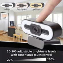 1080P ( 1920*1080P ) ( ) HD Với Microphone , 90° Rộng Xem Angle , Và 120° Theo chiều dọc Vòng xoay , Hoàn hảo Đối với PC Máy tính xách tay Bàn làm việc Video Gọi - 1080P đen - Xem 2