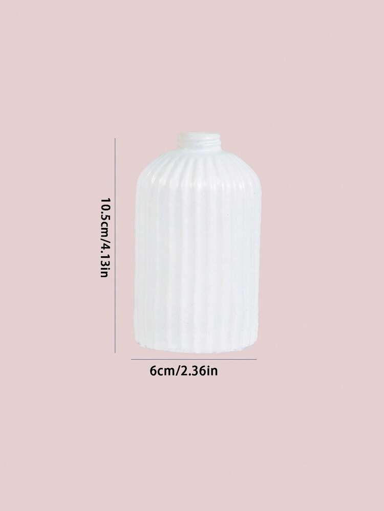 Creativo Florero De Resina Minimalista De Escritorio Para Decoración Del Hogar - Blanco - Añade 2