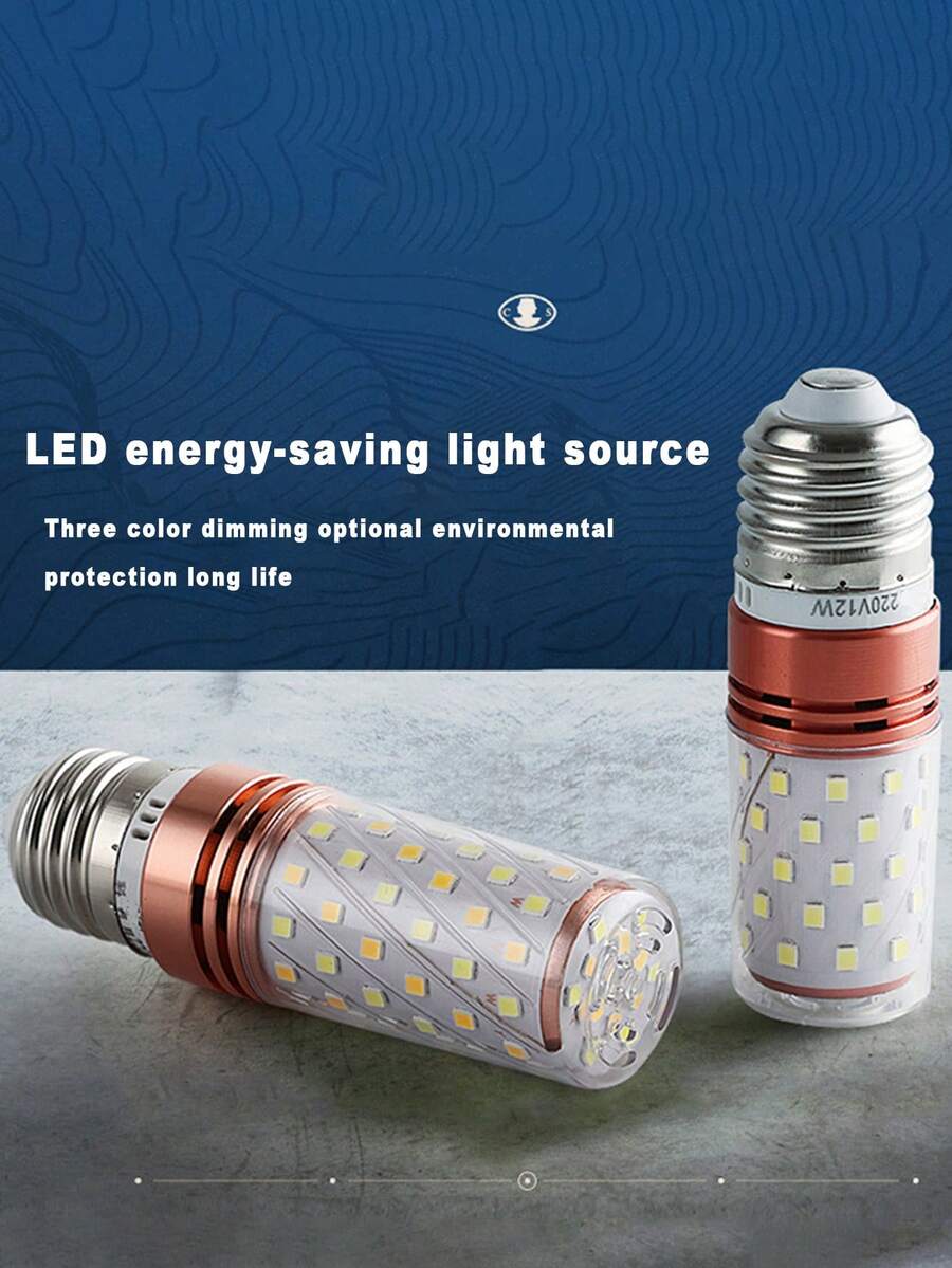 E14 / E27插座led玉米燈泡用於家庭,3種顏色&高亮度&恆定電流蠟燭燈,節能環保 - 無色 - 查看 1