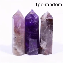 1 件天然拉长石石英水晶方尖碑、水晶棒尖、矿物标本、能量平衡、装饰、形而上学治疗 - 藍色 - 查看 4