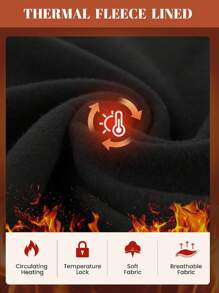 Desol 女士保暖户外运动长裤 - 黑色 - 查看 4