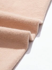 1 Cặp Quần Lông Cừu Ấm Áp Lót Nhiệt Màu Mai Cho Nữ Thu Đông - Màu be - Xem 7