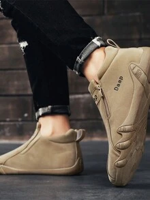 男鞋、工作鞋、踝靴、软底休闲鞋、运动鞋 - 杏色 - 查看 2