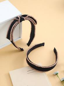 棕色珍珠髮箍 - 棕色 - 查看 1