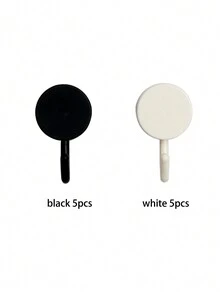 10pcs Macaron Color Mini Hook For Kitchen And Bedroom, Adhesive Round Hook Without Drilling - Multicolor - View 5