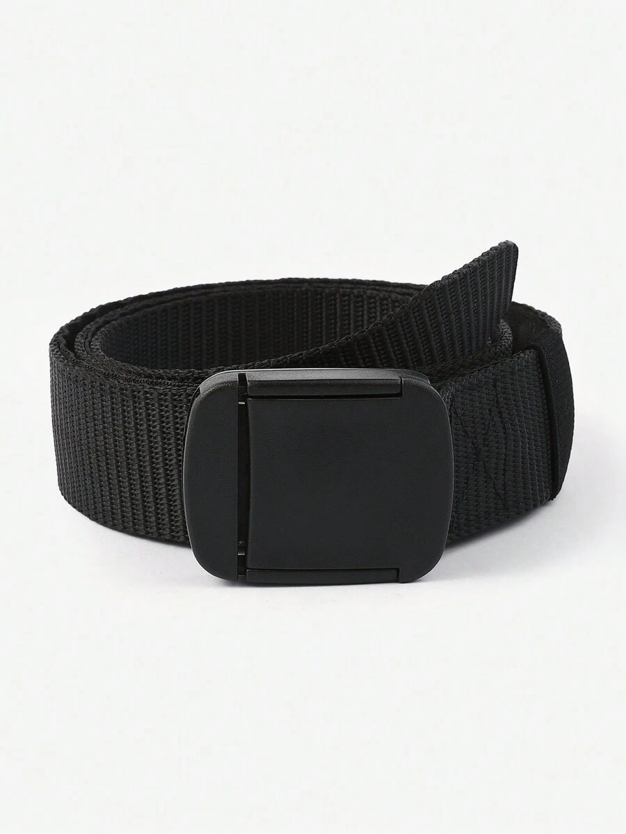 Cinturón Deportivo Negro Para Hombres - Negro - Ver 1