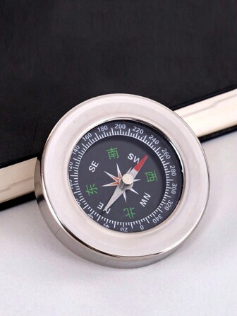 1pc Portable Metal Compass, Outdoor Sports Compass