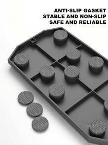 1 Set Of 12 In 1 Portable Push Up Board For Home Fitness Workout, Chest, Back, Arm, Abdominal, Triceps Muscle Training Equipment - Black - View 3