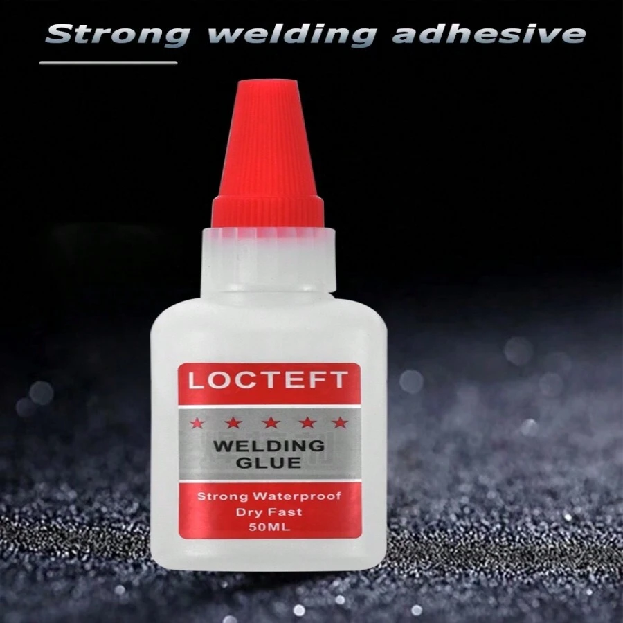 Multi-purpose Waterproof Quick-drying Welding Adhesive Strong Glue For Wood, Plastic, Glass & Metal, Oil Based - White - View 1