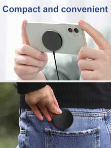 Bộ sạc không dây từ tính USB-C 15W tương thích với dòng iPhone 12/13/14/15 - màu đen - Xem 7