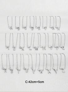 1入簡約字母心形兒童吊墜項鍊,是家人和朋友的絕妙禮物