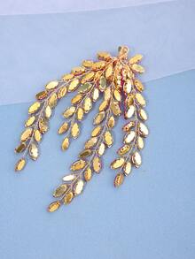 1 件女士水晶手工頭帶髮飾適合派對、婚禮、生日