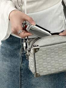 1 chiếc lược mạ bạc có thể gập lại kèm gương, lược chải tóc nhỏ gọn và di động, lược, dụng cụ làm tóc, sản phẩm và phụ kiện tóc cho tiệm cắt tóc, làm đẹp, trở lại trường học, vật dụng thiết yếu khi đi du lịch, phụ kiện tóc cho phụ nữ, lược, lược gỡ rối, lược tròn, bộ lược chải tóc mini, lược gỗ, dụng cụ làm tóc, lược chải tóc, thiết bị làm tóc, lược nhỏ, lược chải tóc mini, kiểu tóc, làm tóc, lược chải tóc, bộ lược chải tóc, lược chải tóc, lược cho tóc xoăn, lược gỡ rối, lược chải tóc cho phụ nữ, thợ cắt tóc, phụ kiện thợ cắt tóc, tiệm cắt tóc, thiết bị làm tóc - Bạc - Xem 4