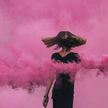 10 Piezas Humos de Colores Bengalas Paquete 10 pz, Humo Bengala 10 Pack Mayoreo, Bengalas para Bodas, Fiestas, Revelacion de Genero - Rosa Fucsia - Ver 4