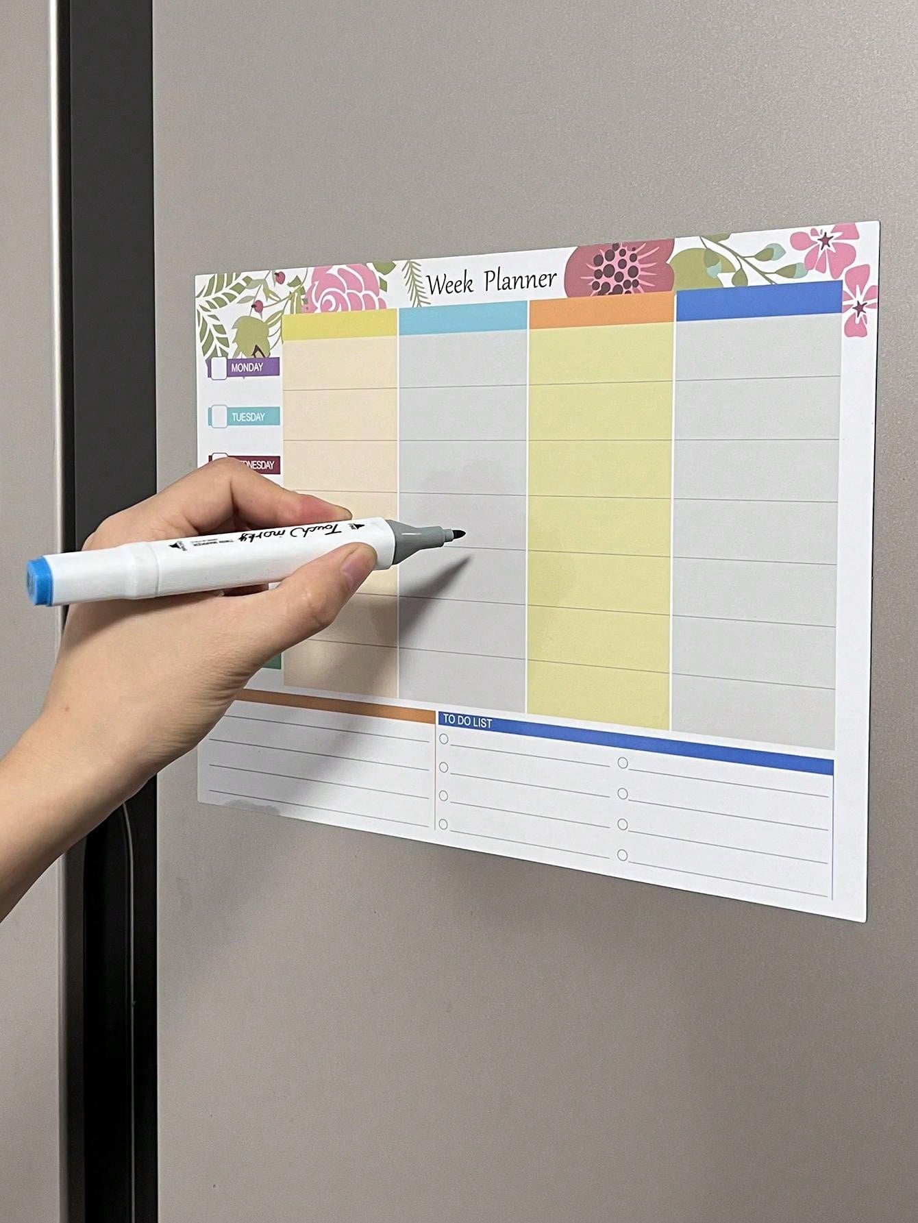 One Piece Refrigerator Calendar Whiteboard