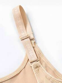 Lace Bodysuit Compression On Abdomen And Waist. Charming Design And Color For Every Occasion. - Beige - View 10