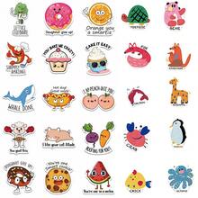 100入組可愛動物幽默老師貼紙-有趣的課堂補給品和如廁訓練激勵!防水塗鴉貼紙,適用於摩托車、筆記型電腦、頭盔、桌面貼紙等 - 彩色 - 查看 3