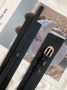 1 Miếng Trang trí Thắt lưng Của phụ nữ Thắt lưng rộng Đối với Đen , Có thể điều chỉnh - màu đen - Xem 6