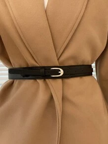 1 Miếng Trang trí Thắt lưng Của phụ nữ Thắt lưng rộng Đối với Đen , Có thể điều chỉnh - màu đen - Xem 1