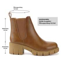 Botines y botinetas para mujeres - Marrón - Ver 2