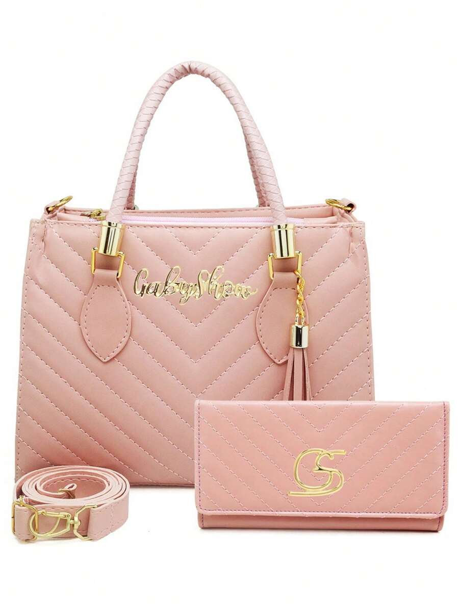 Women Bag Sets - Màu hồng gỉ - Xem 1