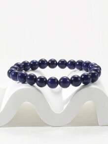 1入手工製作8mm彈性珠寶半寶石手鍊,治療水晶手鍊,男女皆可的休閒珠寶,節日禮物 - 手鍊 - 查看 16