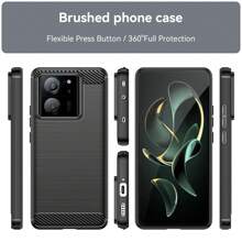 Luxury Textured Classic Low-Key Fashionable Protective Phone Case For Infinix Note 40X/40 Pro+/Note 40 Pro/Note 40 Pro/Note 40/Note 12i/Note 12 Pro/Note 12 2023/Hot 20S/Hot 20i/Hot 20 Play/Hot 20/Hot 12 Play NFC/Hot 12 Play/Hot 12 Pro And T-Mobile Revvlry 7 Pro - Black - View 3