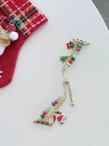 New Christmas Decoration Chain Watch Band Compatible With Apple Watch (watch Not Included) - Gold - View 2