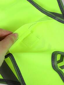 1pc Green Cycling Sports Reflective Vest - Green - View 6