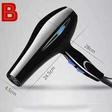 secadora de pelo profesional - Negro - Ver 8