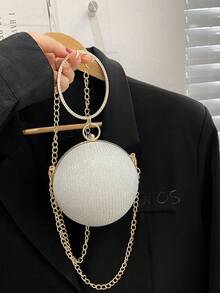 Personalized Fashion Mini Shoulder Cross-Body Handbag For Evening Party - Silver - View 7